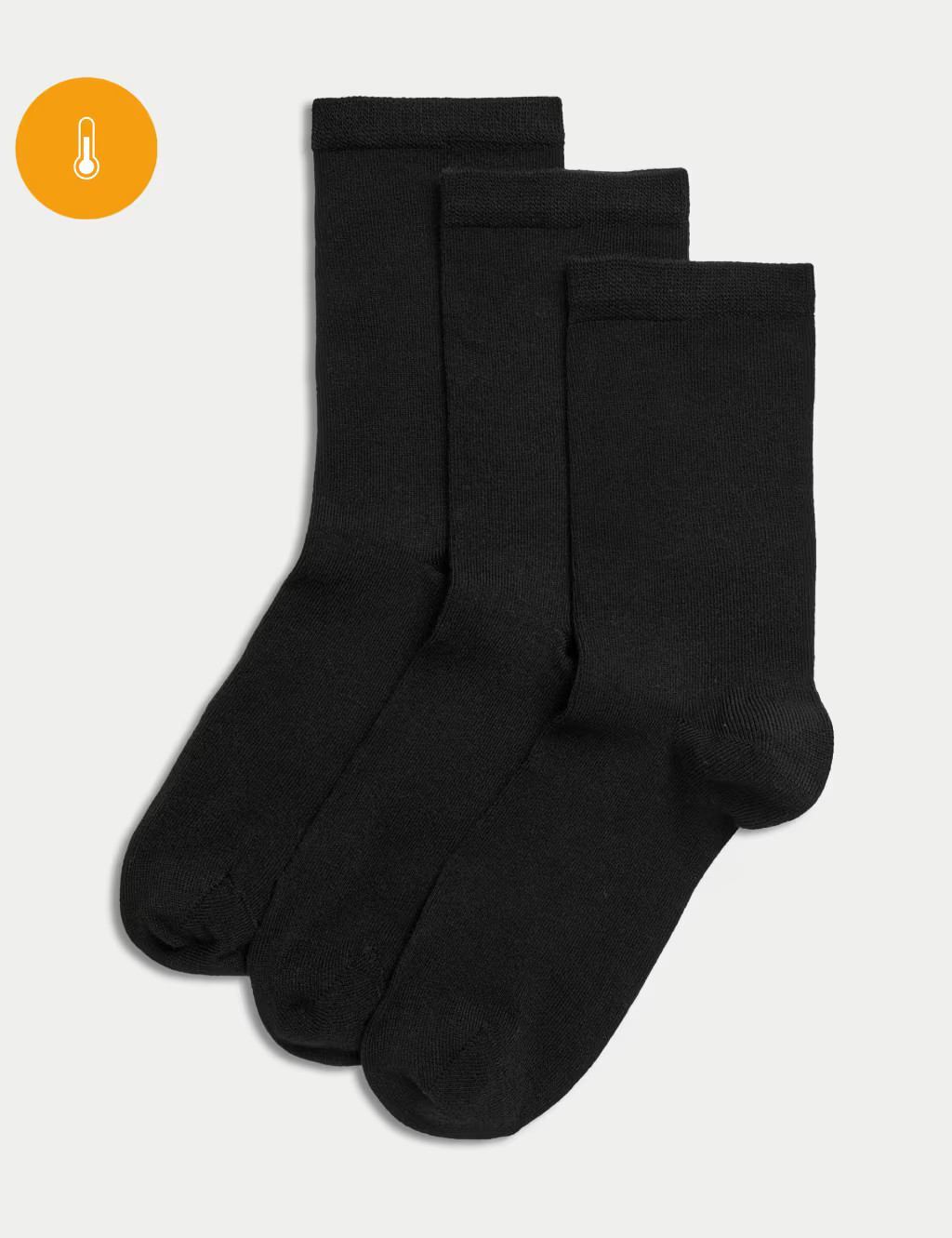 3pk Thermal Heatgen™ Seamless Toes Ankle High Socks | Marks & Spencer (UK)
