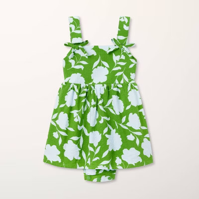 Baby Girls' Adaptive Classic Rose Romper - kate spade new york x Target Green/Blue | Target