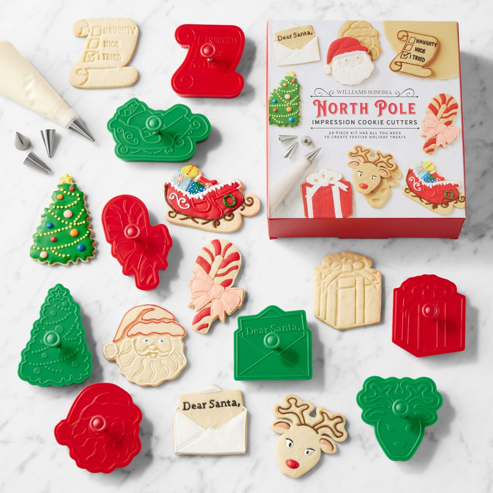 Williams Sonoma North Pole Impression Cookie Cutters | Williams-Sonoma