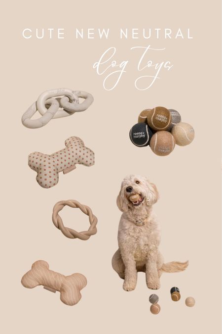 I love these new neutral dog toys from Reese + Murphy! Not easy to find cute toys for Beau so I’m fern ordering some of these! #dogtoys 

#LTKhome #LTKfamily