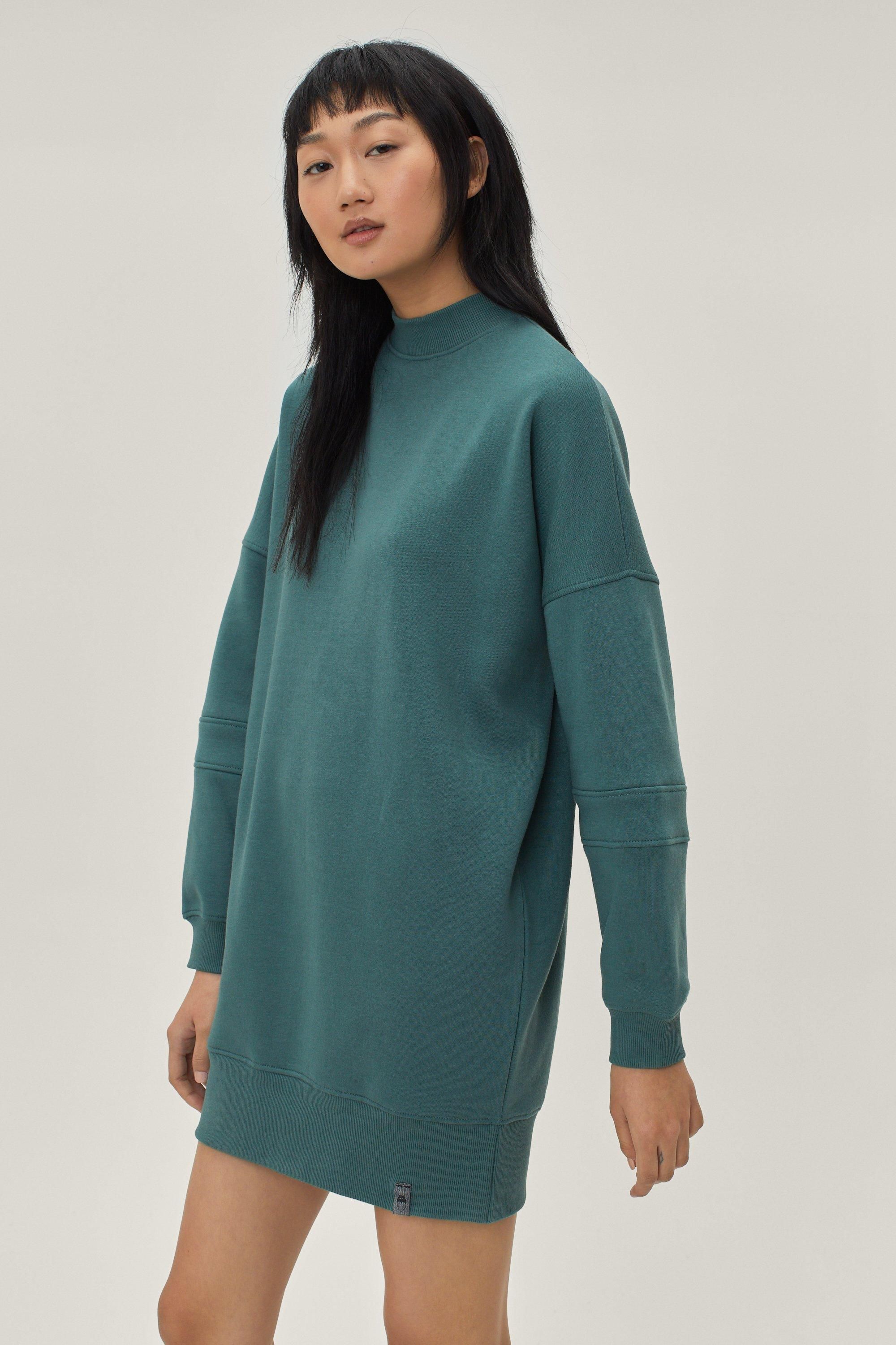 Seam Detail Relaxed Fit Sweater Dress | Nasty Gal (US)