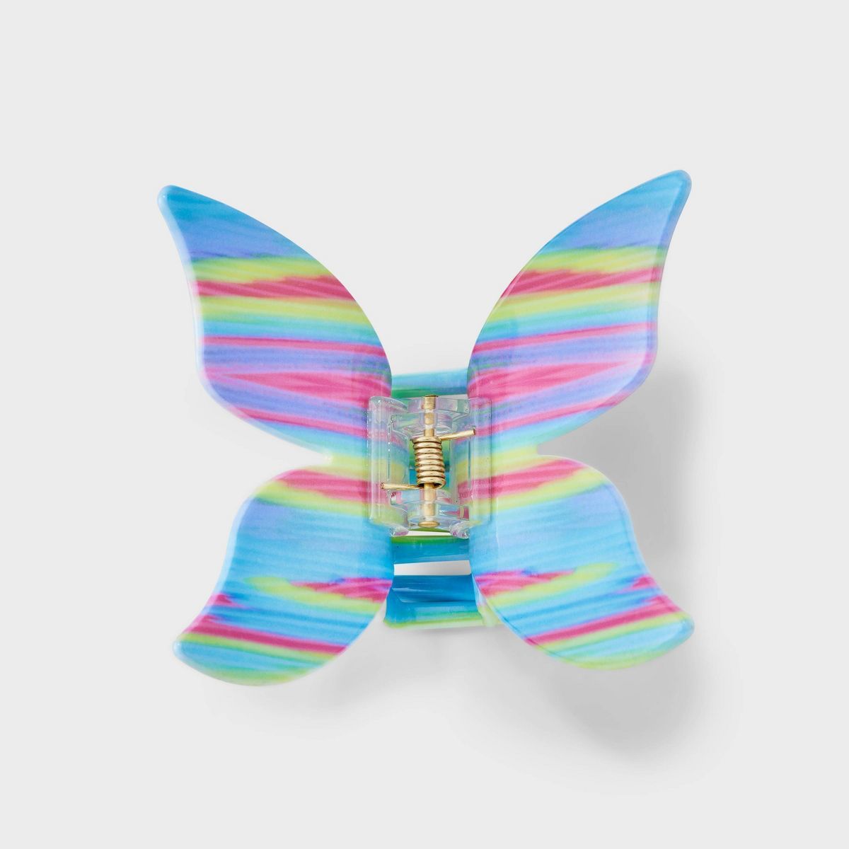 Girls' Rainbow Striped Butterfly Claw Clip - art class™ | Target