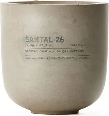 Le Labo Santal 26 Concrete Candle | Nordstrom | Nordstrom