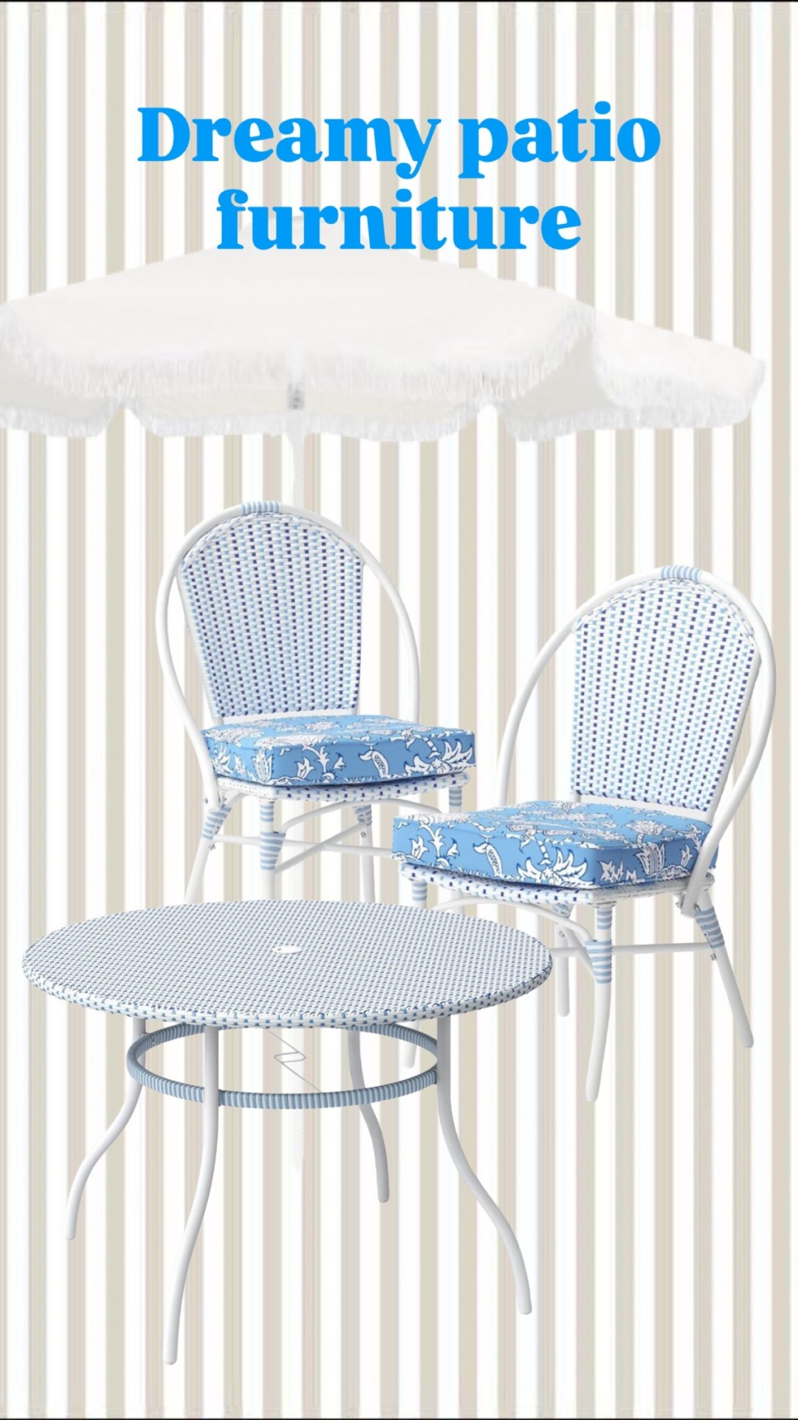 Perfect dreaming patio set from target ￼

#LTKHome #LTKootd #LTKSaleAlert