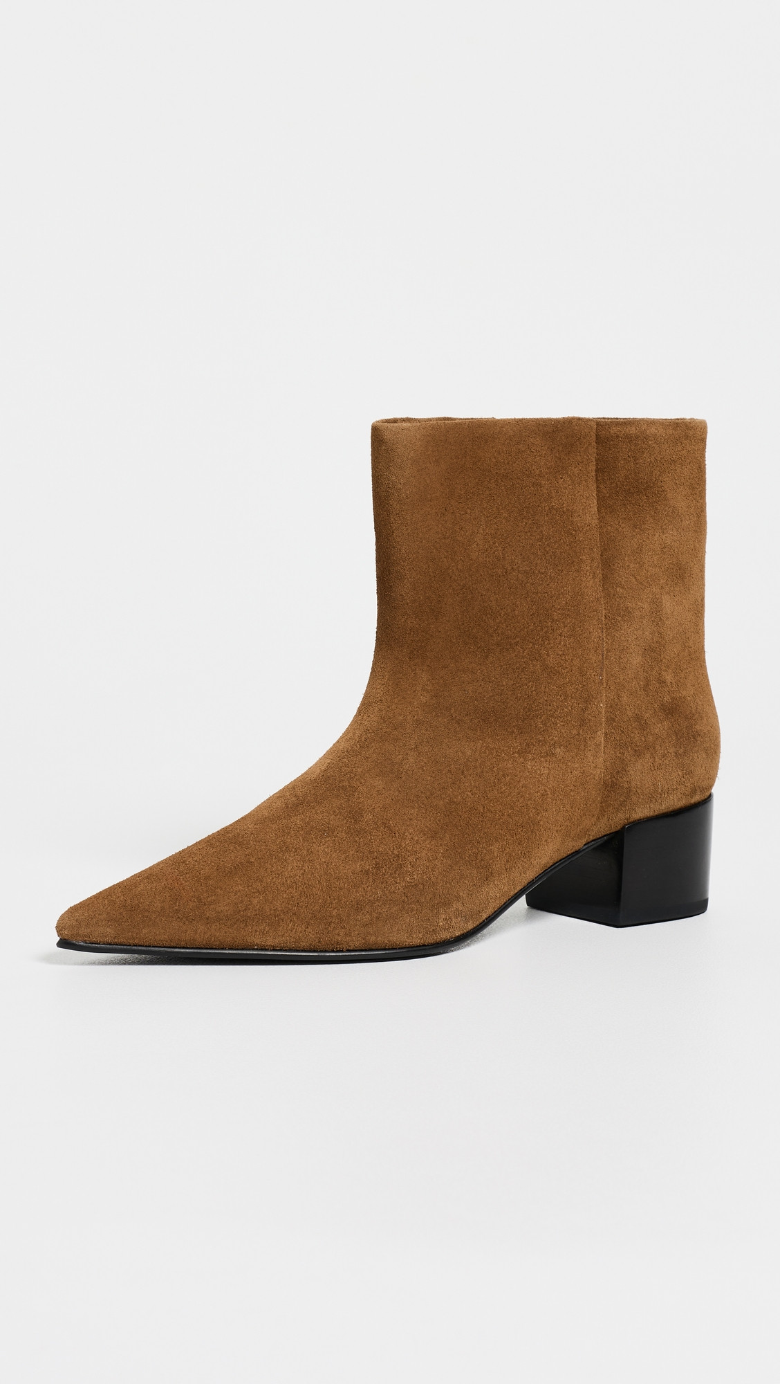 Black Suede Studio Blaze 45 Booties Tobacco Suede 40 | Shopbop