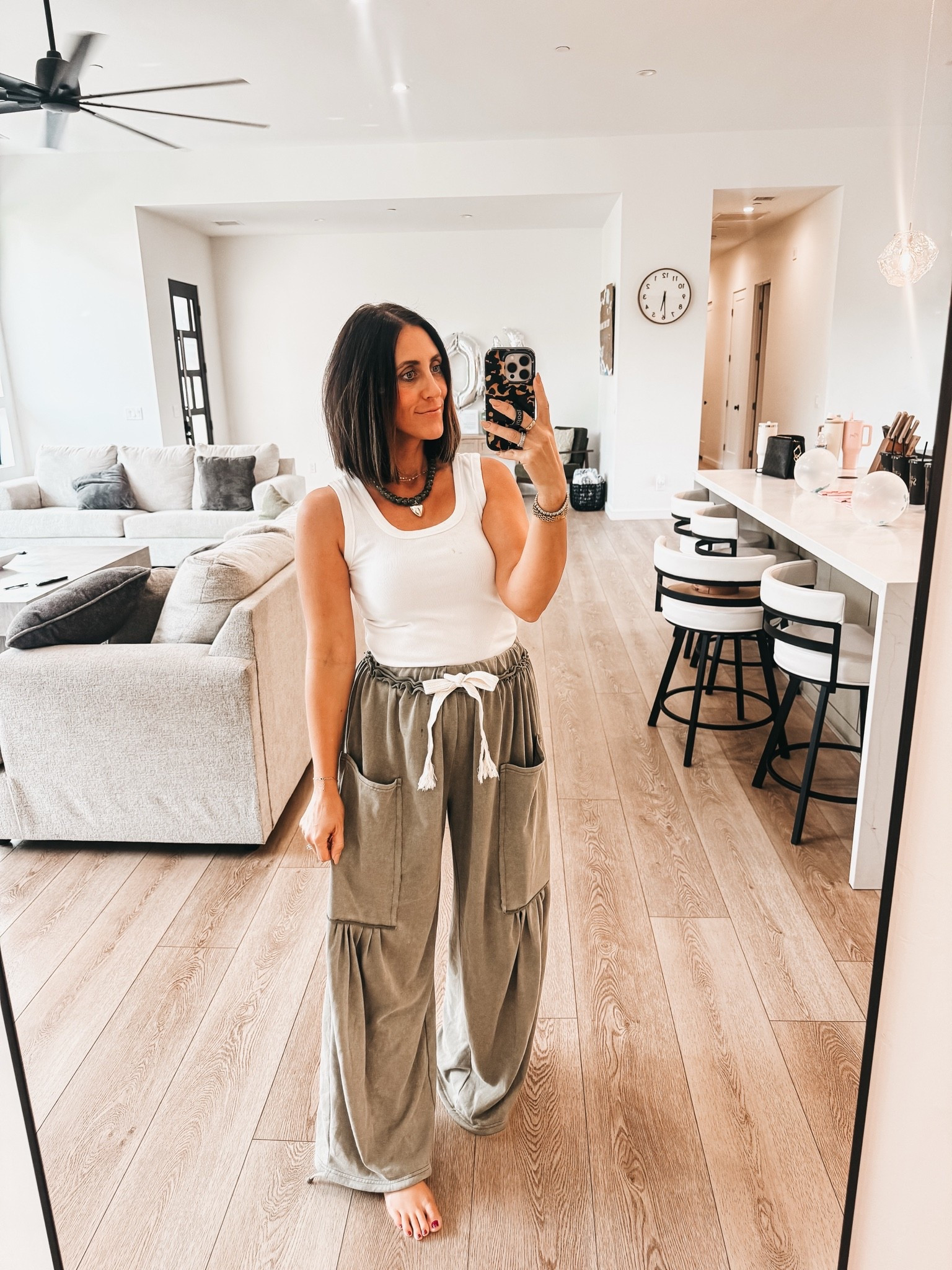 Comfy travel day outfit! What I wore to Sedona 🚗💫🌄

These lounge pants are sooo good! Free people look for less! Great wide leg, trim detail, pockets, stitching and all are 🫶🏻🫶🏻

• tank - size small 
• pants - small 

Casual style, casual outfit idea, summer outfit, fall outfit, Mom style, Amazon, Amazon fashion ￼

#LTKmomlife #LTKOver40 #LTKSaleAlert