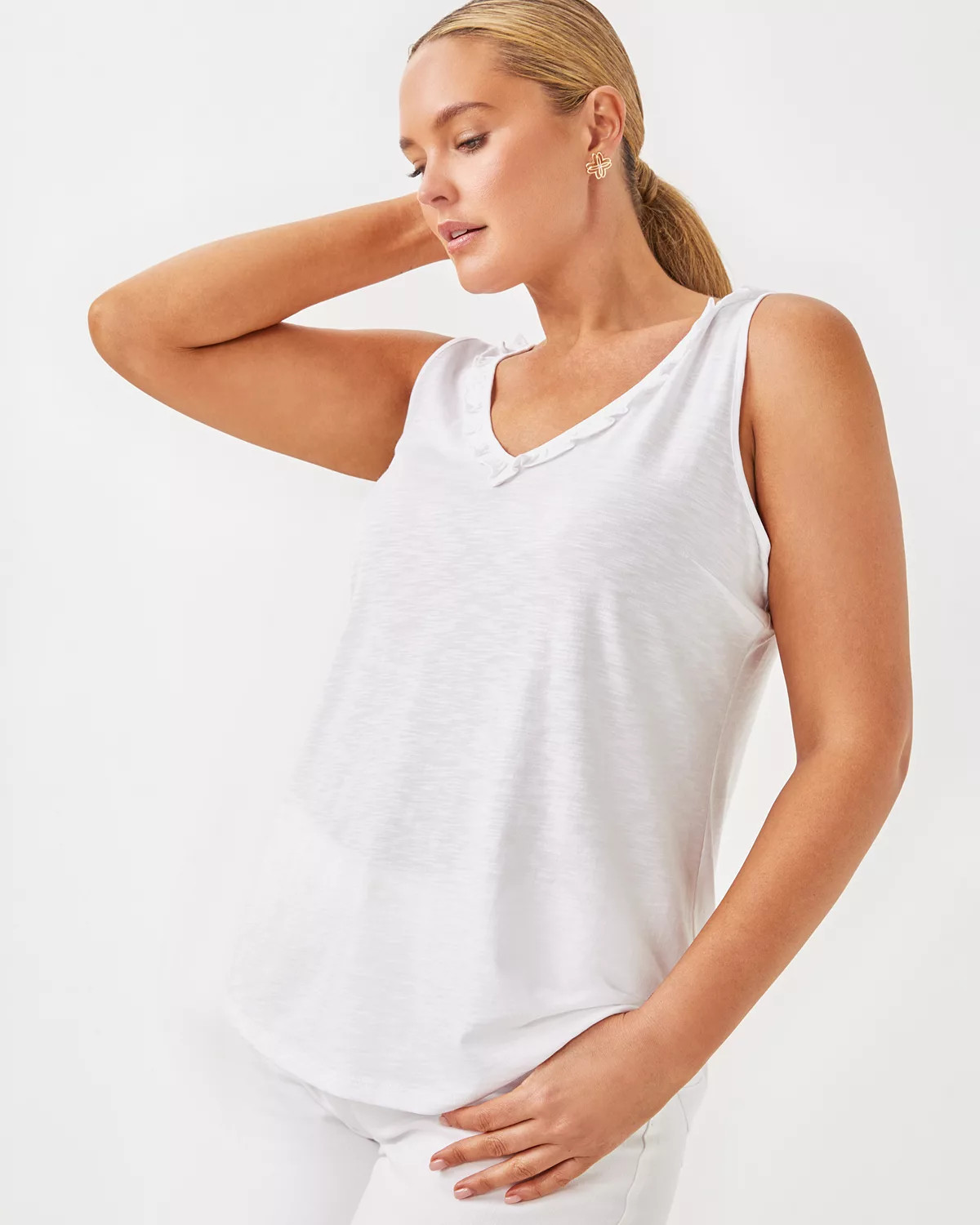 Gigi Ruffle Tank Top | Lilly Pulitzer