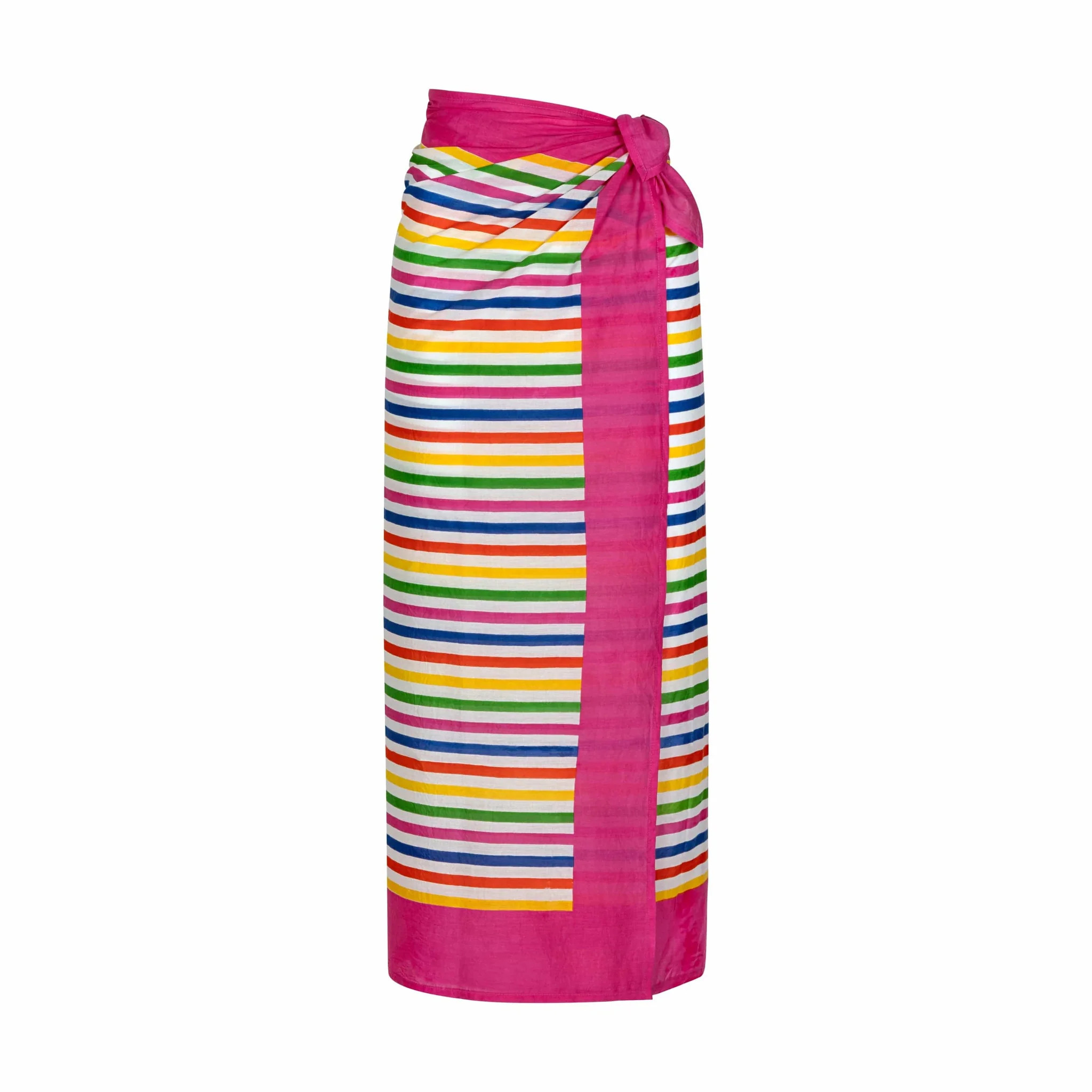 Andie Rainbow Stripe Sarong | Sunshine Tienda