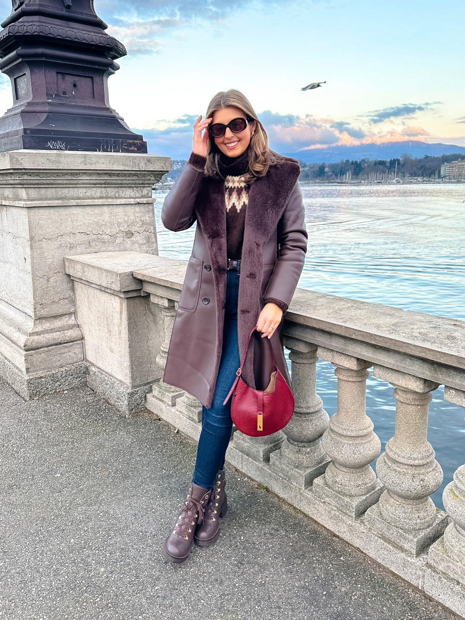 Outfit in Geneva! Wearing an XS in everything. 

Winter outfit // winter coat // 

#LTKSeasonal #LTKstyletip