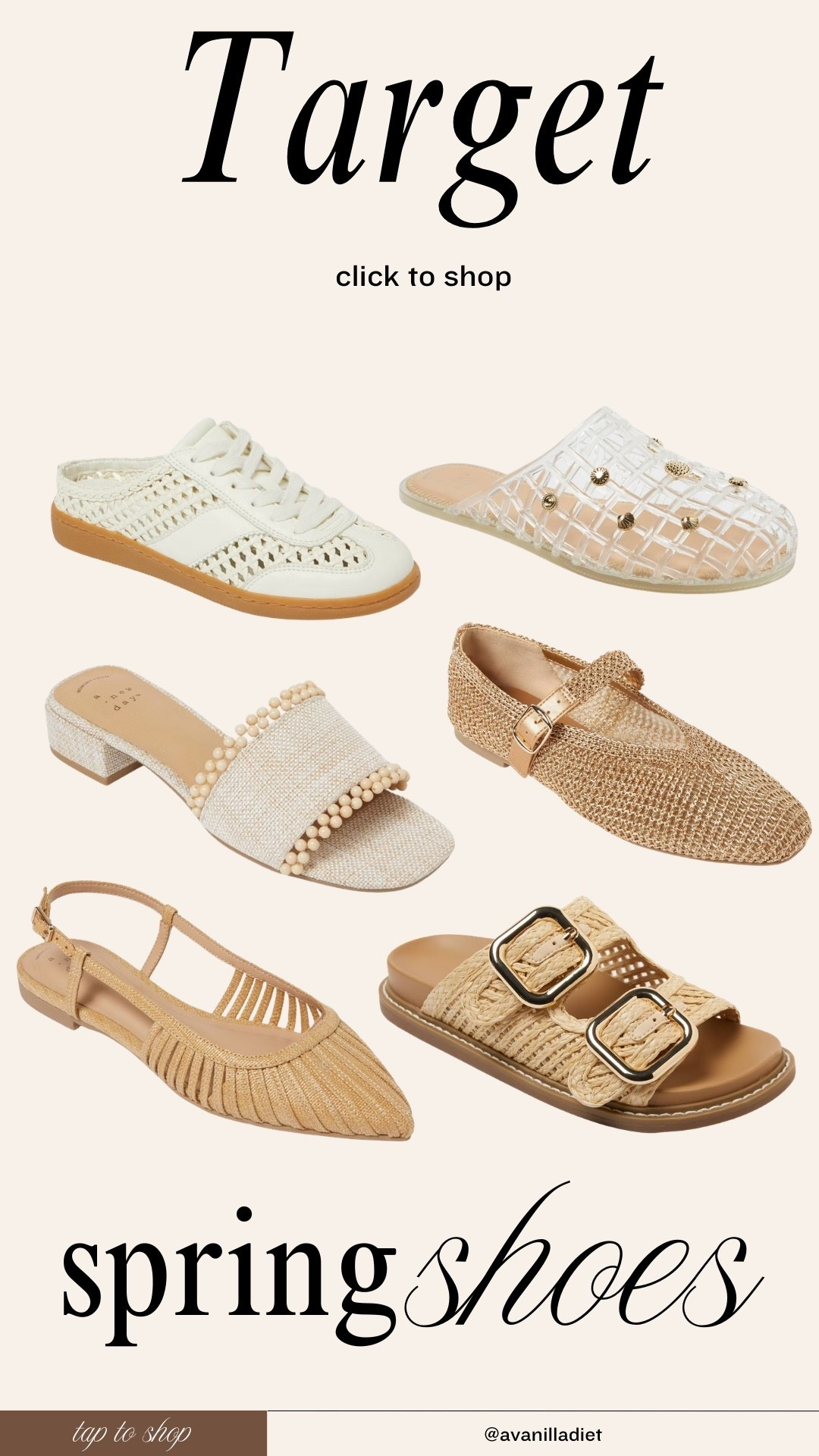 Trendy spring shoes at Target! 👡

Spring outfits, vacation outfits, date night, girls night, everyday basics

#LTKootd #LTKSeasonal #LTKgrwm