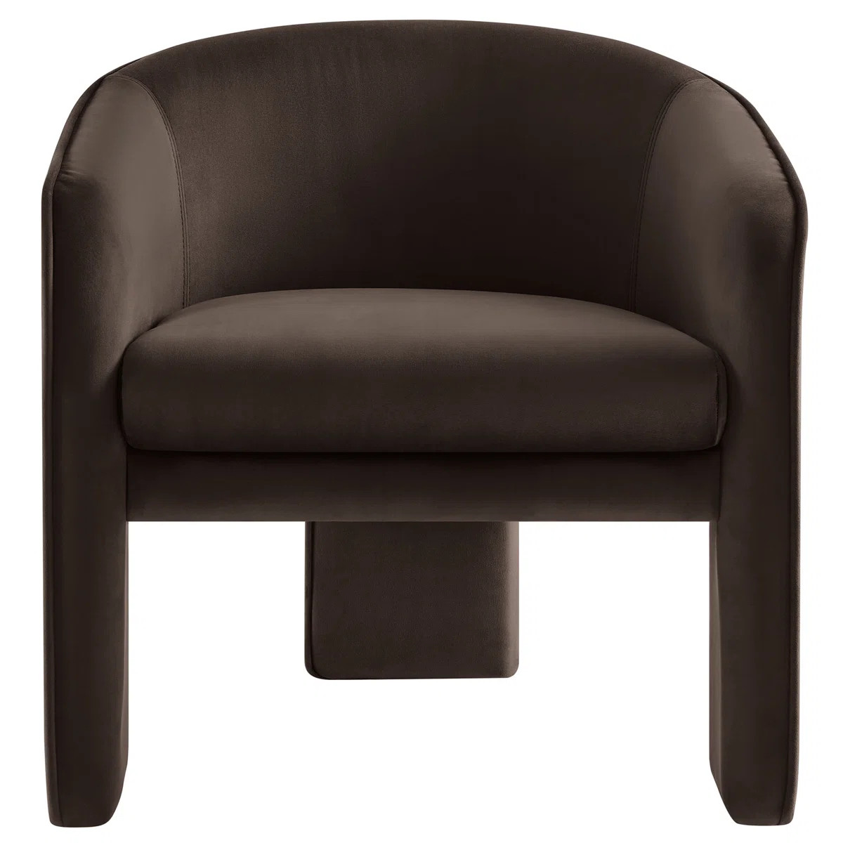 Greer Performance Velvet Upholstered Accent Armchair | Wayfair North America