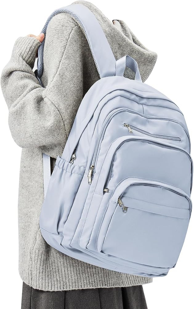 College Backpack For Women Men,Lightweight High School Bag,School Backpack With Lots Of Pockets,C... | Amazon (US)