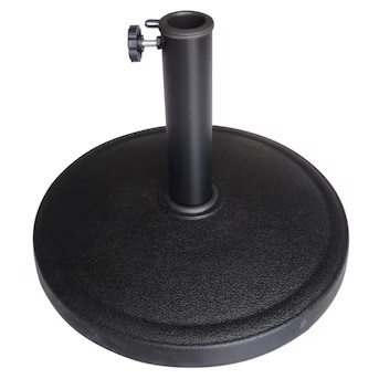 Style Selections Umbrella base Black Patio Umbrella Base | Lowe's