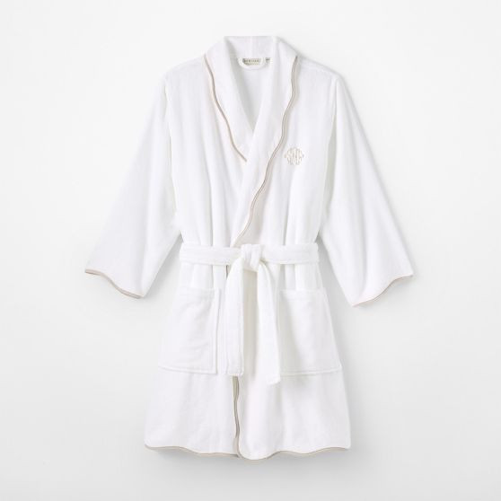 Hydrocotton Scalloped Bath Robe | Mark and Graham