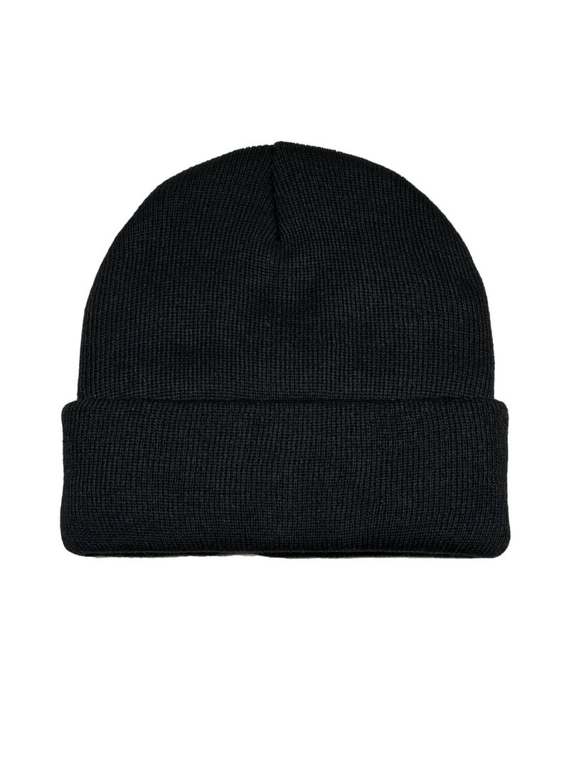 George Men's Arctic Cuff Knit Beanie,Black Soot | Walmart (US)