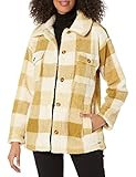 Billabong Women's Fairbanks Fleece Shacket, Light Olive, Large | Amazon (US)