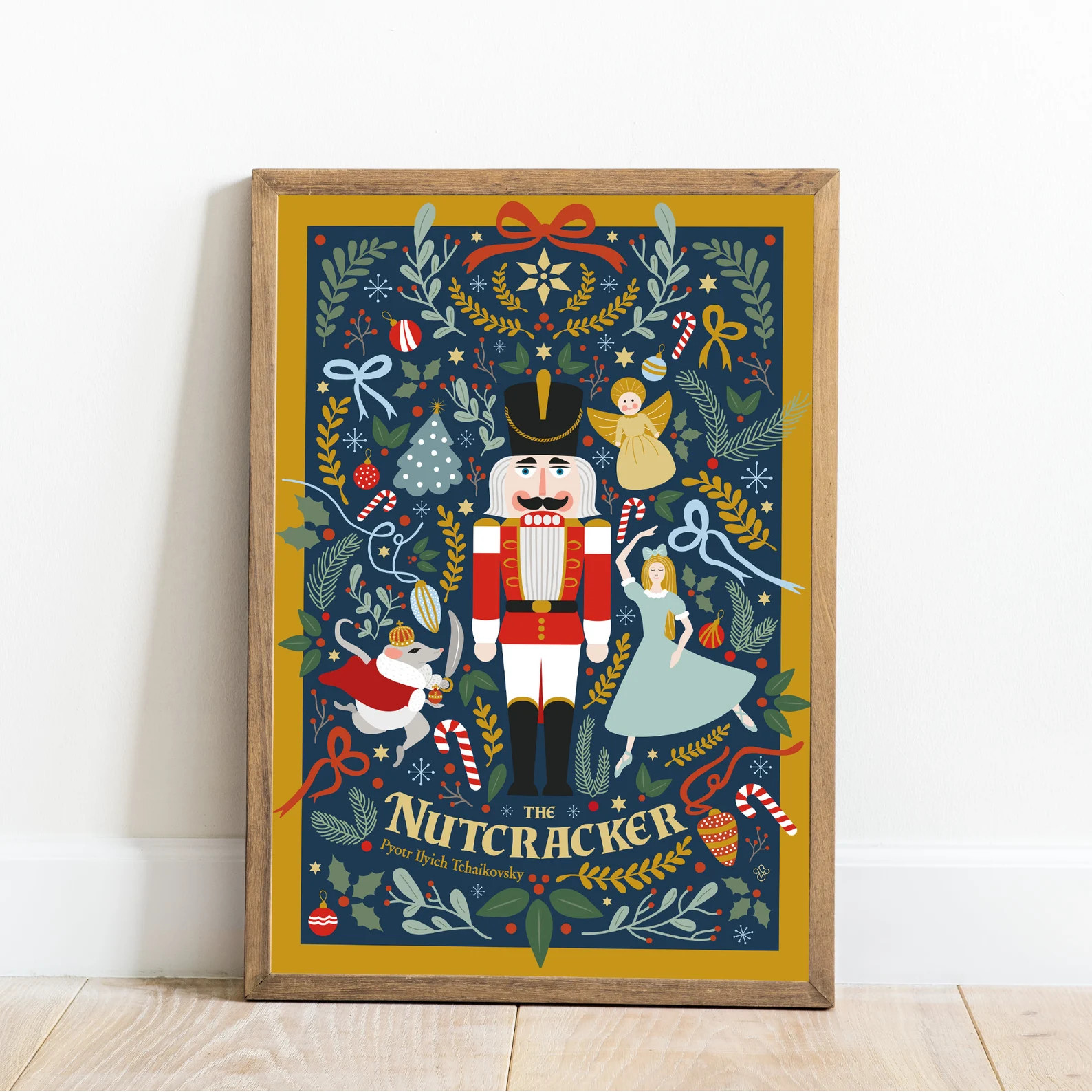 Nutcracker Christmas Wall Art Print: Festive Holiday Decor (digital Print) - Etsy | Etsy (US)