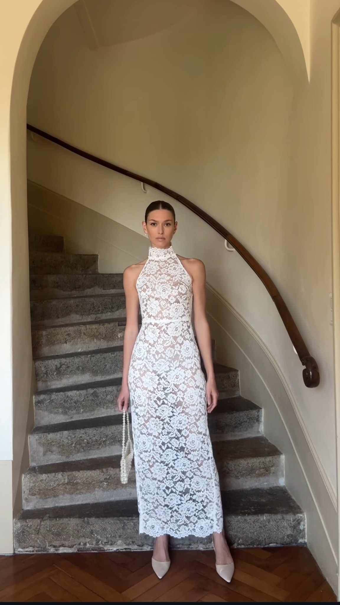 Lace halter neck 🤍 

#LTKdresses #LTKsummer #LTKwedding