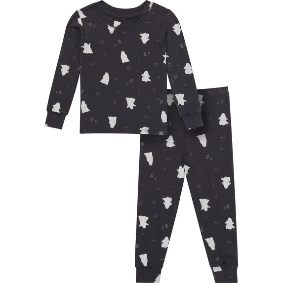Modern Moments by Gerber Neutral Long Sleeve Halloween Pajama Set, 2-Piece, Sizes 12 Months - 5T | Walmart (US)