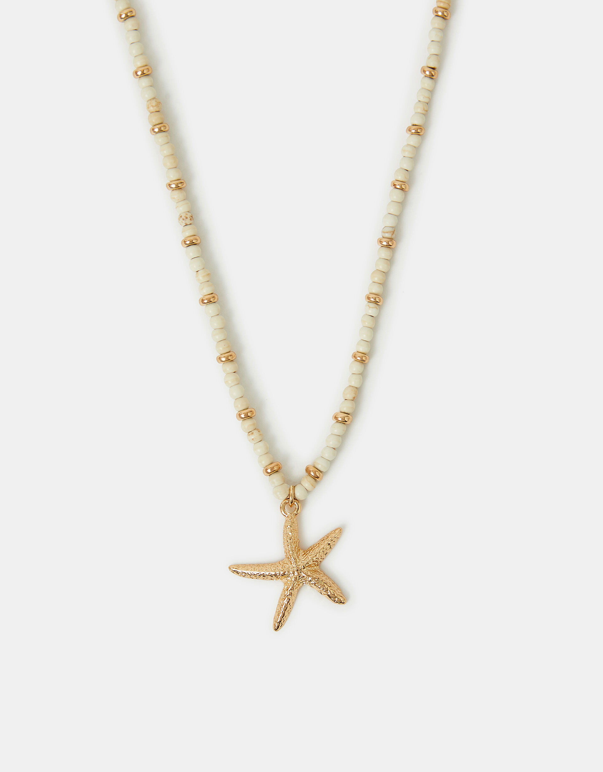 Starfish Pendant Bead Necklace | Accessorize (Global)
