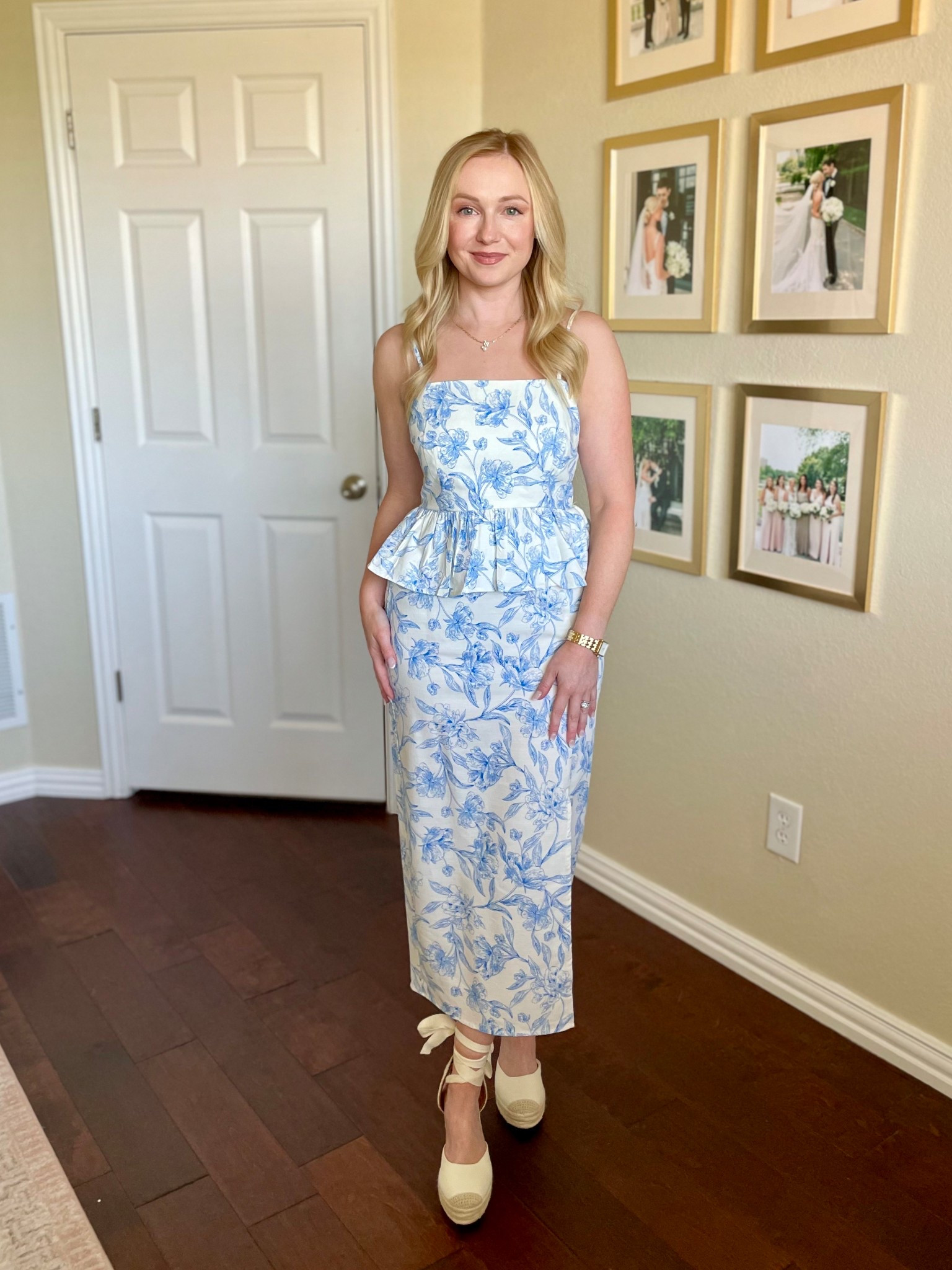 The most darling blue and white matching set currently on sale! Wearing an XS in top and 2 in skirt 

#LTKSeasonal #LTKFindsUnder50 #LTKSaleAlert
