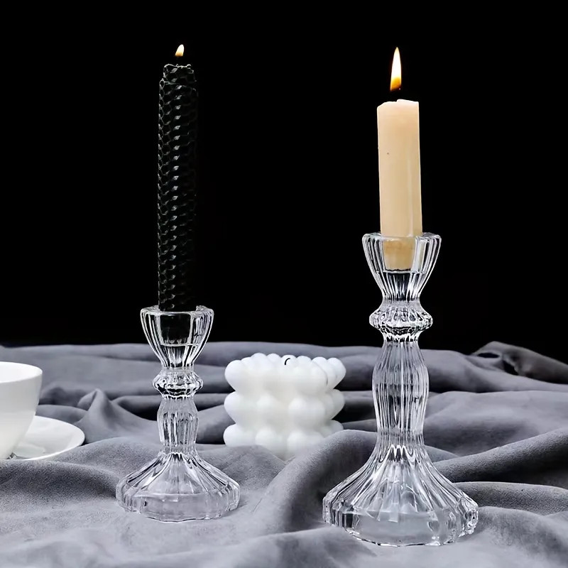 1pc Crystal Roman Column Glass Candle Holder Candle Holder New Iron Art Candle Holder Creative Ho... | Temu Affiliate Program