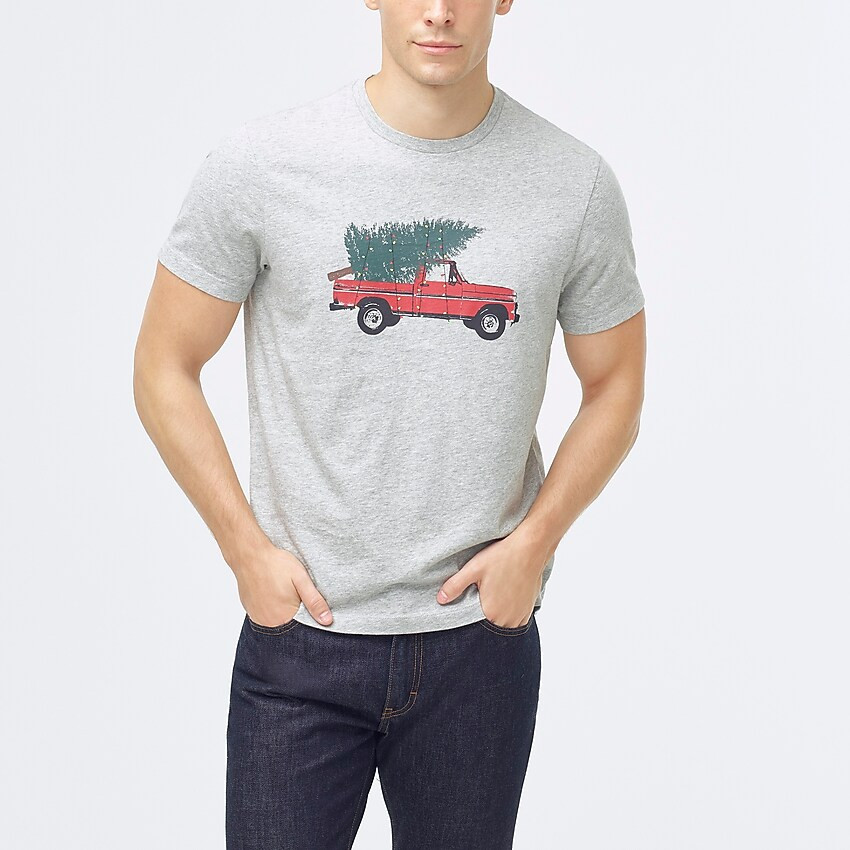 Holiday truck graphic t-shirt | J.Crew Factory