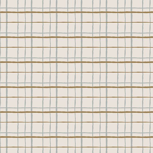 Chasing Paper Plaid Blue Peel and Stick 8"x10" Wallpaper Swatch + Reviews | Crate & Kids | Crate & Barrel