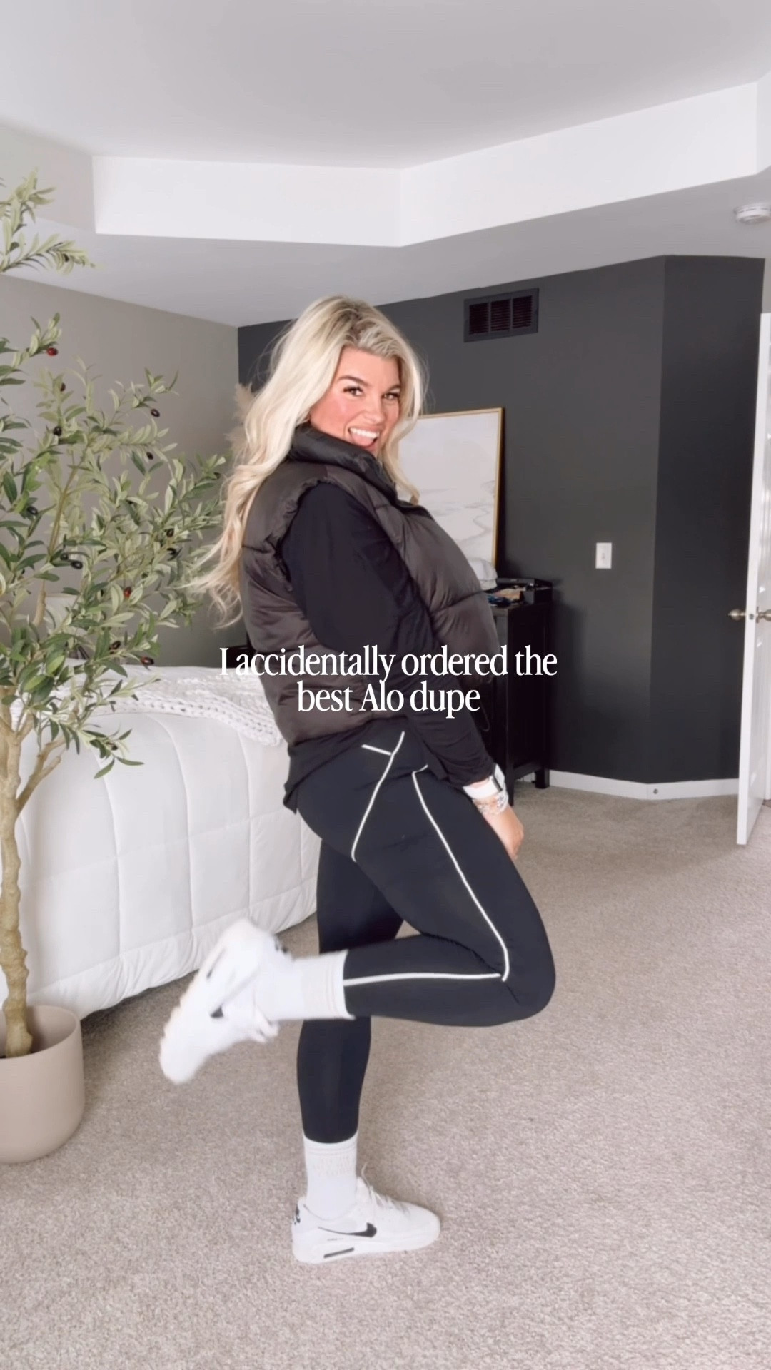 Found the almost identical Alo dupe leggings! They come with a matching sports bra too. Wearing size L

#LTKMidsize #LTKootd #LTKOver40