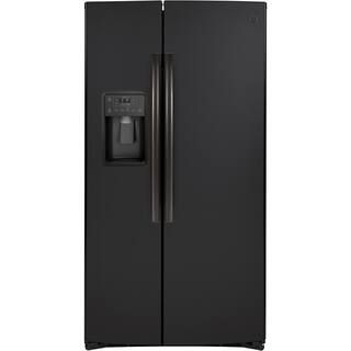 21.8 cu. ft. Side by Side Refrigerator in Black Slate, Counter Depth and Fingerprint Resistant | The Home Depot