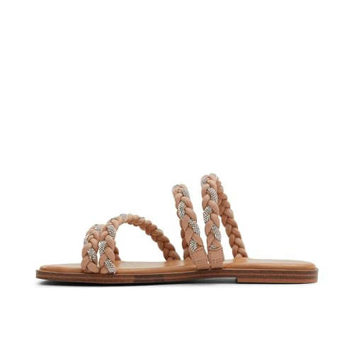 Aldo Women's Tritoney Flat Sandals, Medium Beige, 6.5 | Amazon (US)