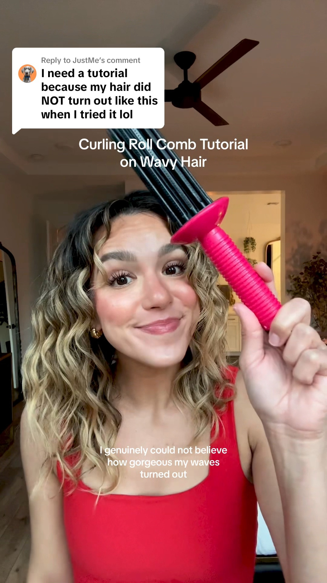incorporating the TikTok viral curling roll comb into my wavy hair routine 💕

#LTKbeauty #LTKVideo #LTKstyletip