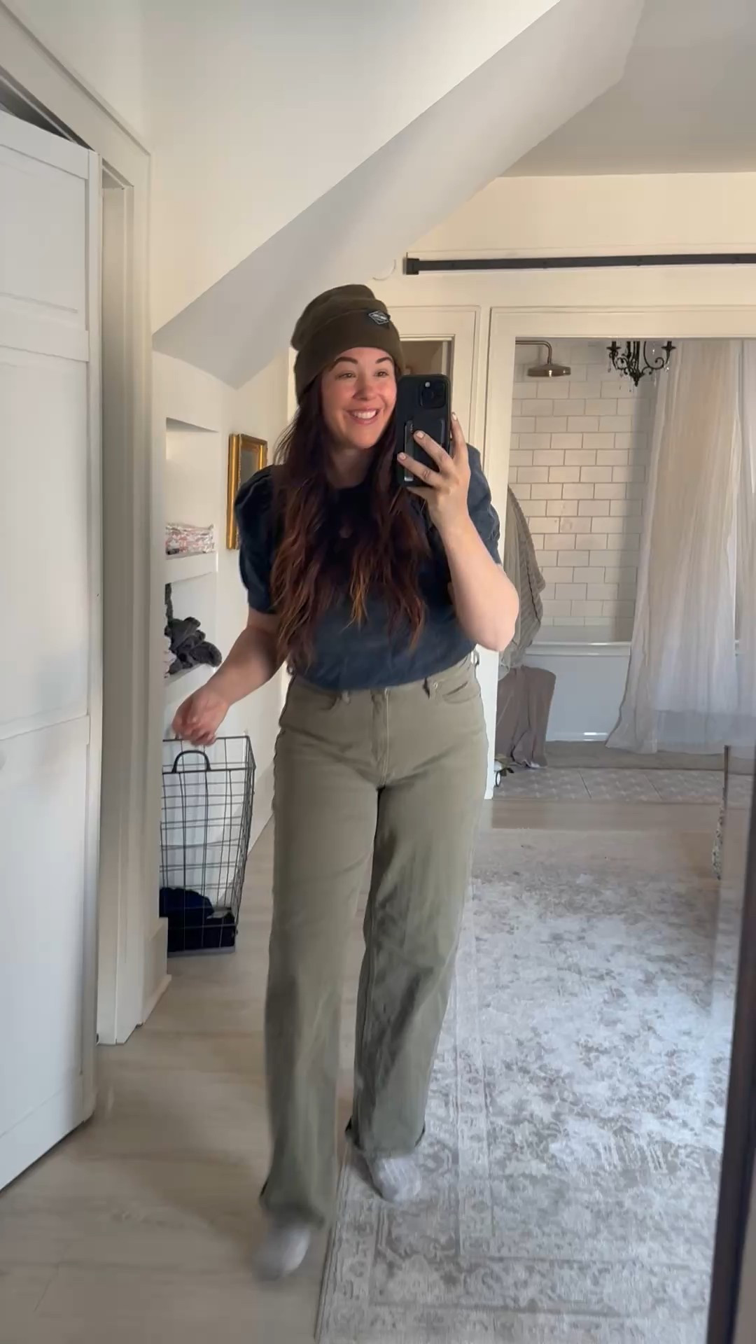 Easy outfit for a busy day! These pants are on sale for $16!! I wear a size 12 and I love the high waisted fit on the tummy (must for postpartum)!

#LTKMidsize #LTKOver40 #LTKSpringSale