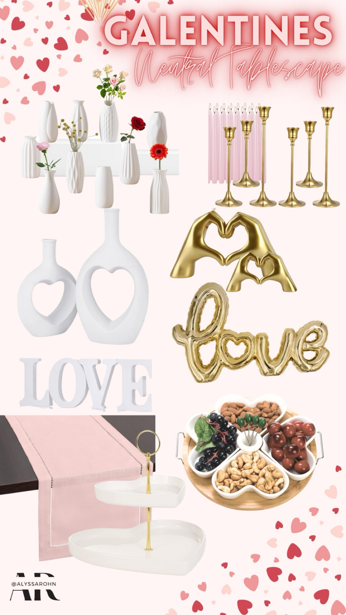 Galentines neutral tablescape. Valentine’s Day. Valentine’s Day. Galentines. Party host. Neutral Valentine’s decor

#LTKsalealert #LTKparties #LTKhome