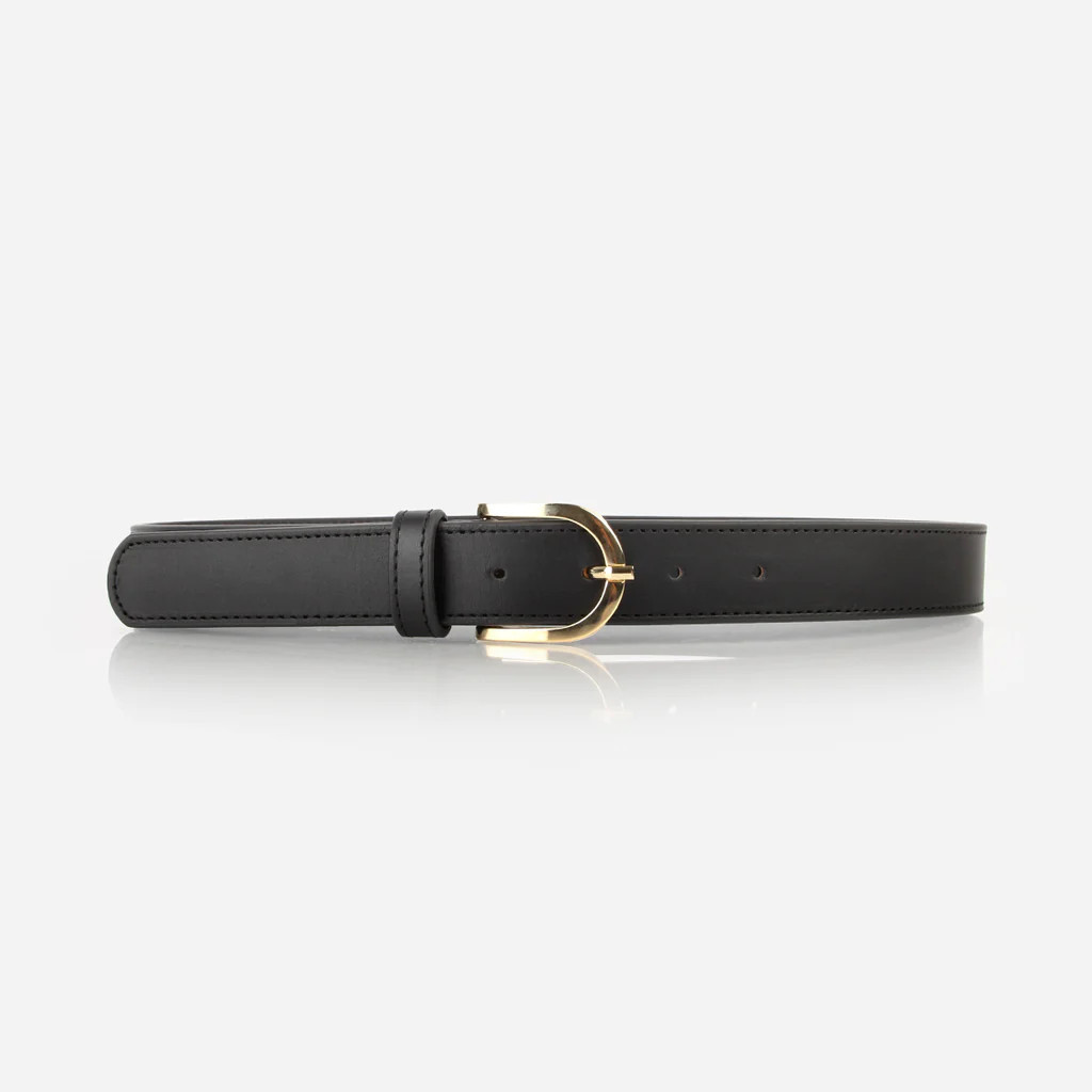The Accent Belt Gold Black | Poppy Barley