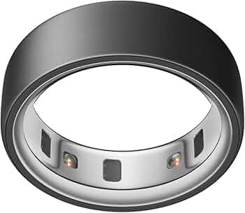 Oura Ring 4 - Stealth - Size 8 - Smart Ring - Size First with Oura Ring 4 Sizing Kit - Sleep Trac... | Amazon (US)