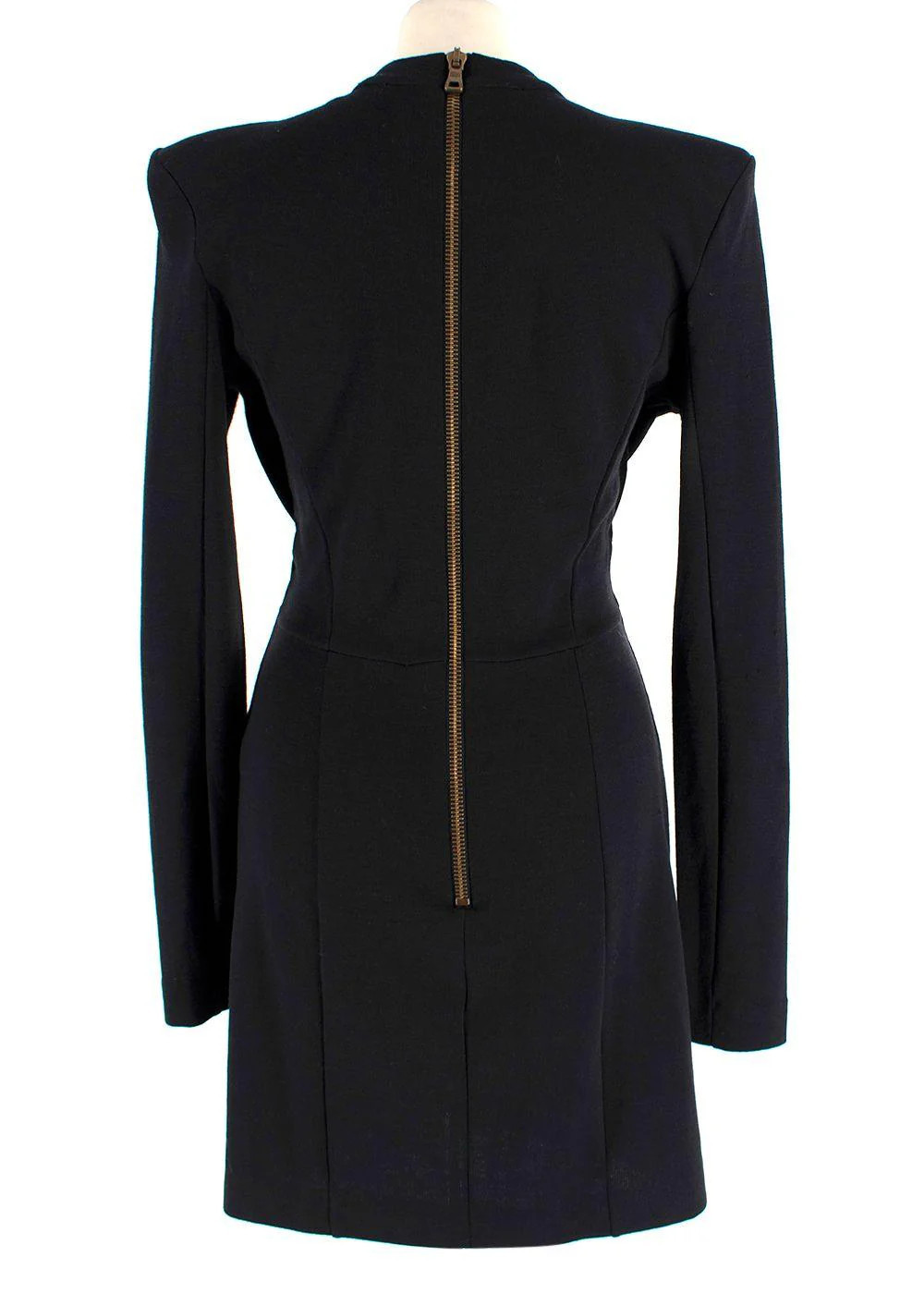 Balmain Black Bow Mini Dress | Italist.com US