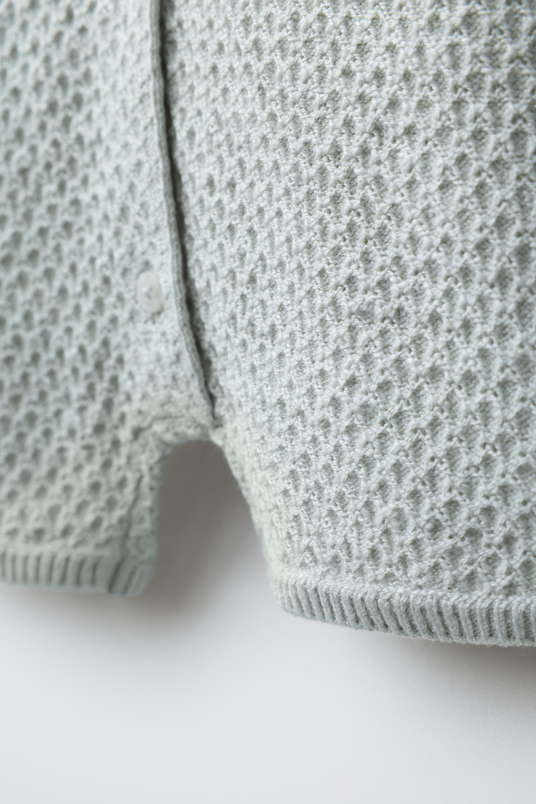 TEXTURED KNIT SHORT JUMPSUIT | Zara US