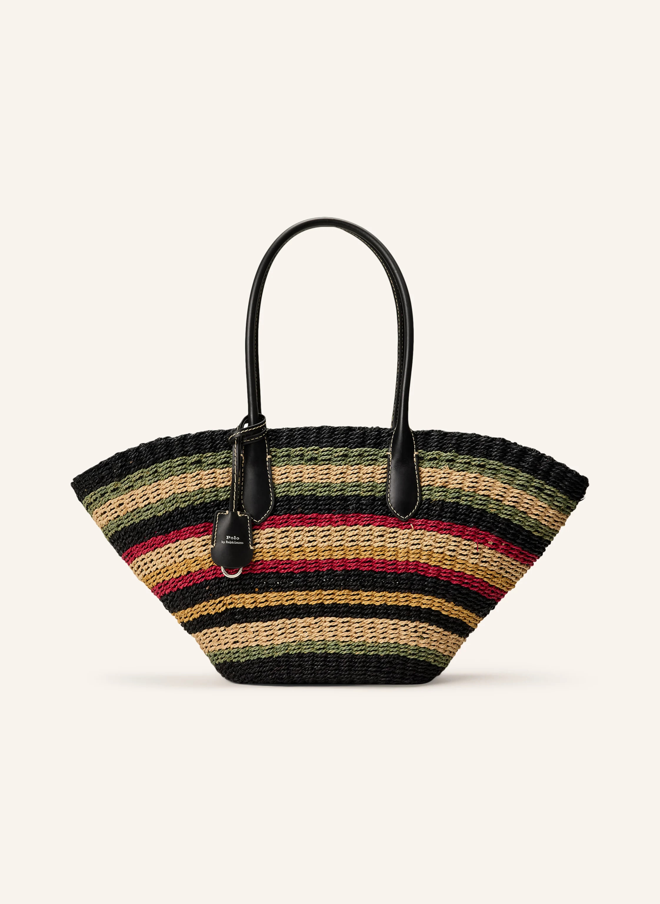 POLO RALPH LAUREN Shopper in schwarz / rot / petrol | Breuninger (DACH)