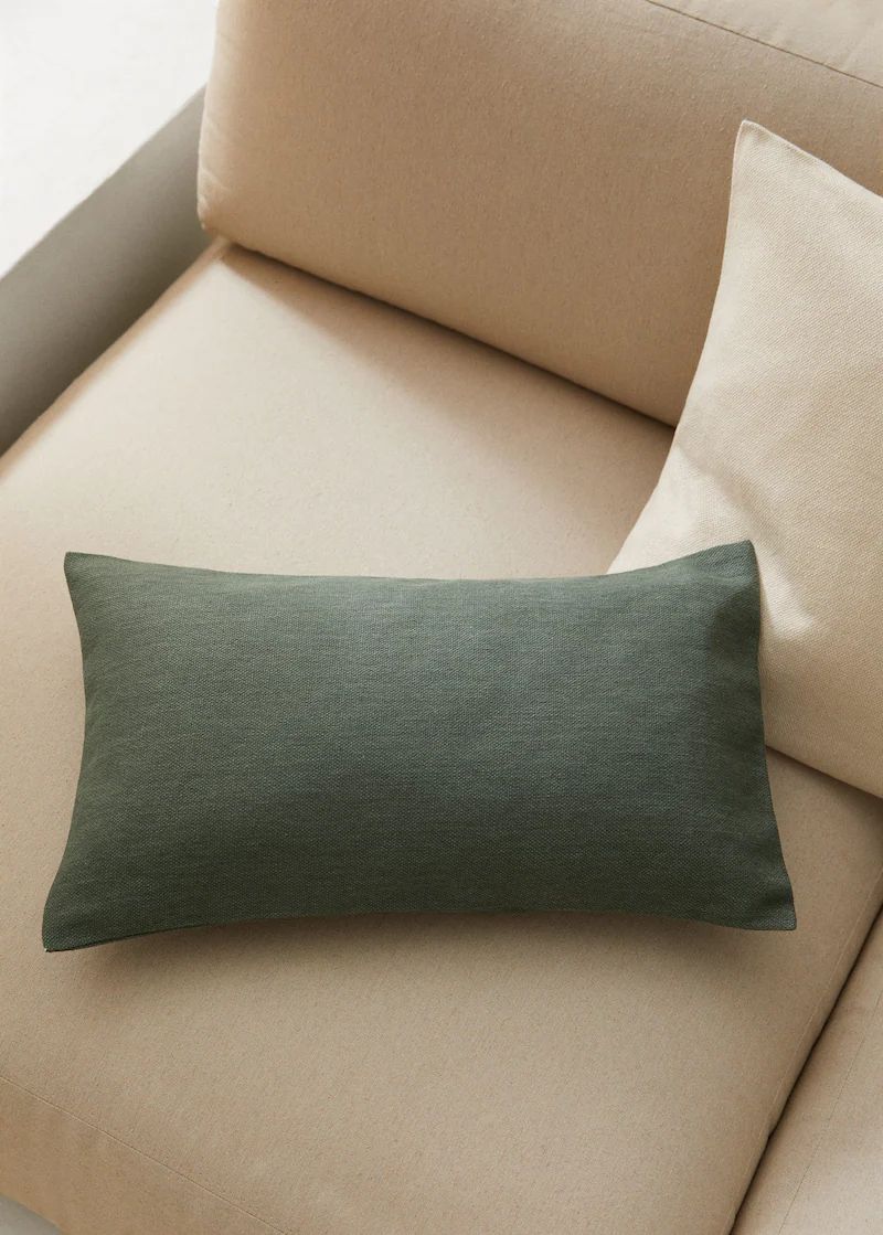 100% cotton cushion cover 30x50cm -  Home | Mango Home United Kingdom | MANGO (UK)