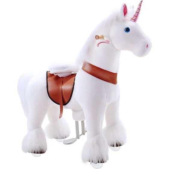 White Unicorn 2021, Medium - Kids Toys | PonyCycle from Maisonette | Maisonette