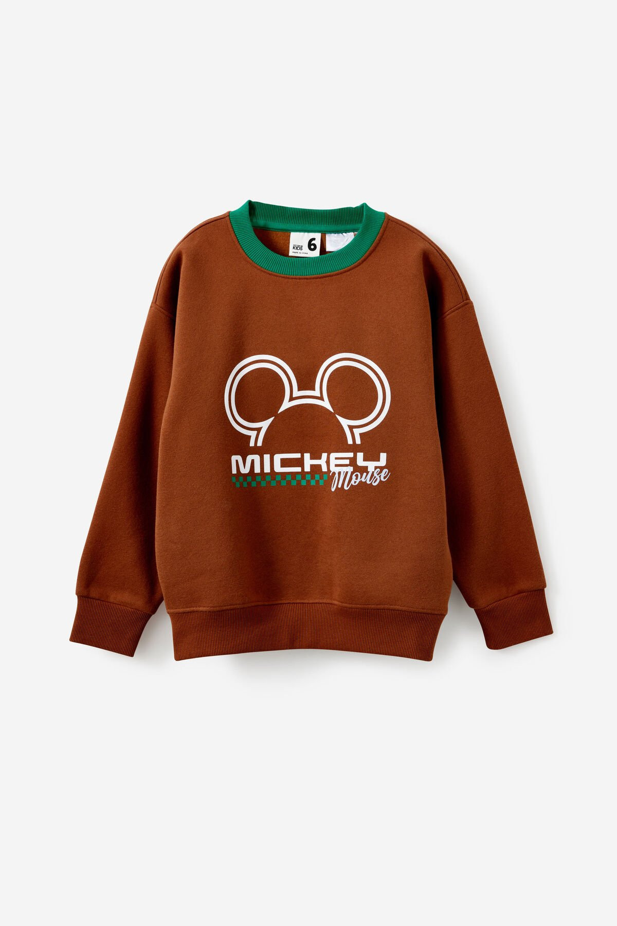 Disney Mickey Mouse Oversized Crew Fleece | Cotton On (US)