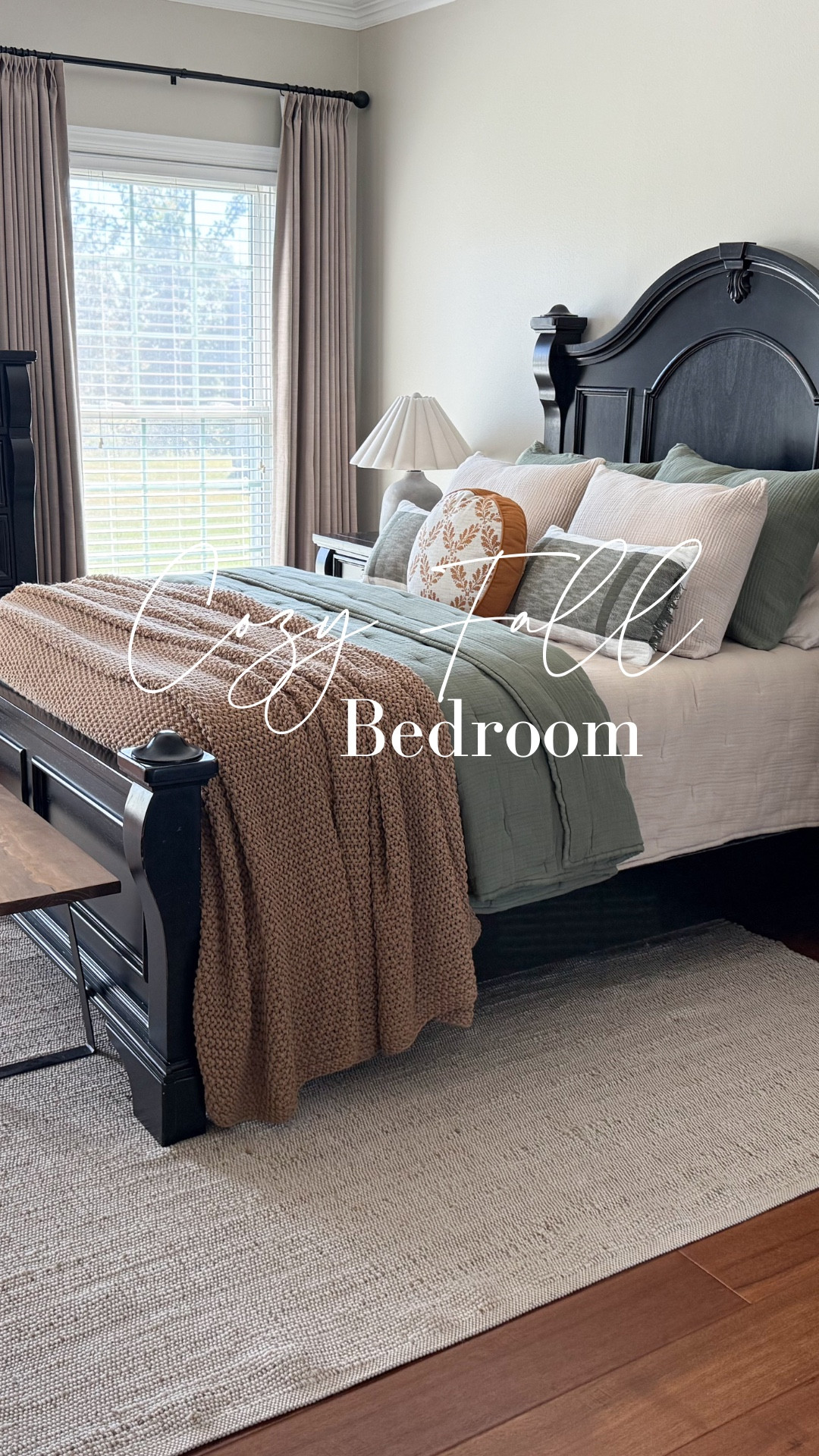 I saw this throw pillow at Target and immediately knew it would make my fall bedroom so cozy! It pairs so nicely with the Casaluna chunky knit blanket in warm brown. I’ll be sharing the full video on YouTube Friday! 🍂 

#LTKHome #LTKSeasonal #LTKFindsUnder50