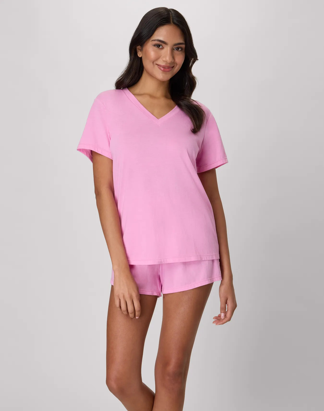 Hanes Women's V-neck & Short Set #HLA208 | Hanes.com