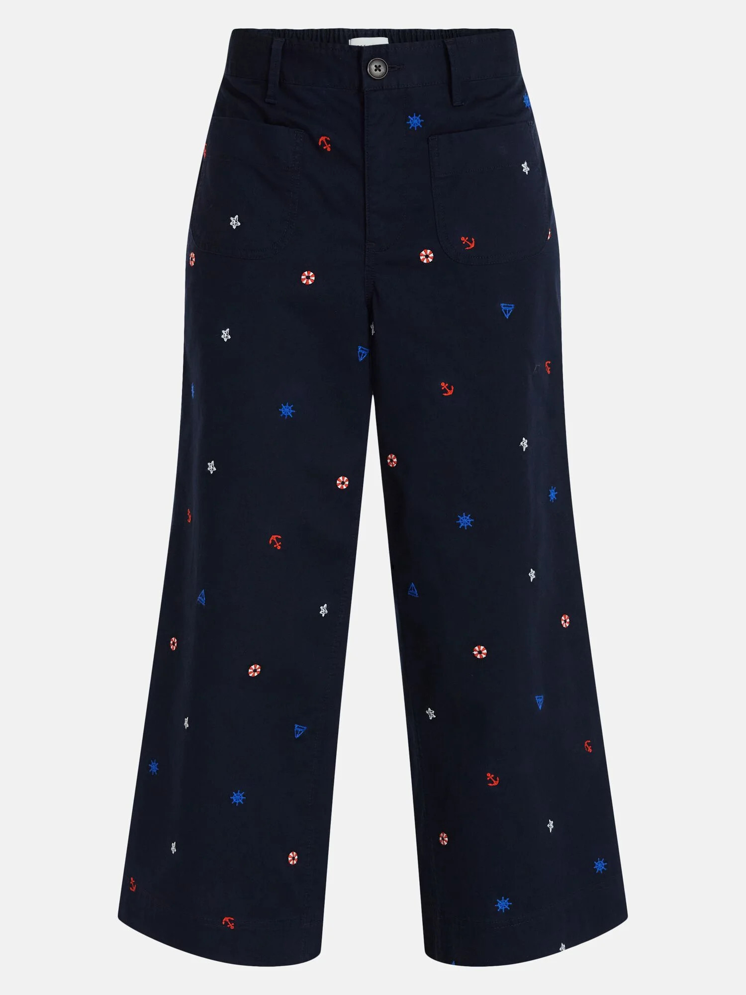 Free Assembly Women's and Women's Plus Cropped Pants with Patch Pockets, 26" Inseam, Sizes XS-4X ... | Walmart (US)