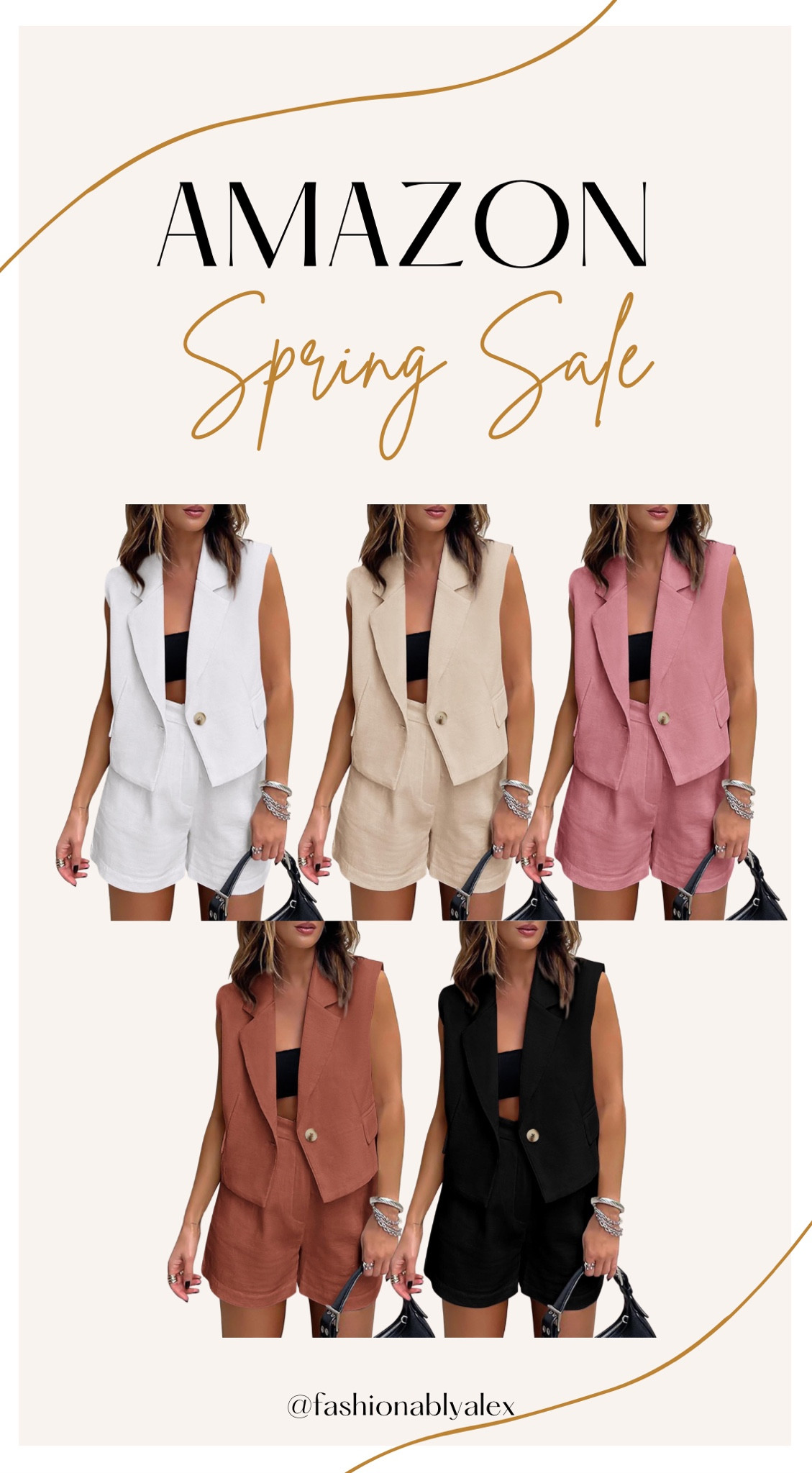 This adorable vest and short set is on sale during Amazons Spring Sale! Dress it up or down! 

#LTKmidsize #LTKsalealert #LTKfindsunder50