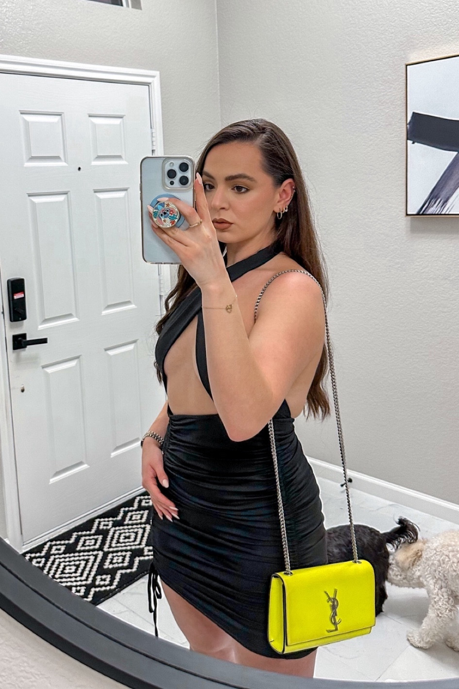 Valentine’s Day outfit. Valentines dress. Date night outfit. Girls night out dress. Black halter dress. Black cutout dress. Black mini dress. Vacation dress. Neon bag. Neon crossbody purse. Neon yellow .

#LTKMostLoved #LTKstyletip #LTKSeasonal