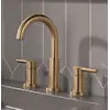 Delta Nicoli Gold Champagne Bronze Widespread 2-handle WaterSense Mid-arc Residential Handle Bath... | Lowe's