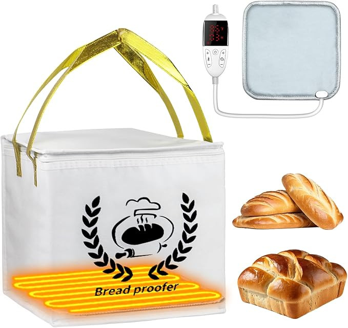 Dough Proofer Heating Pad with Warming Box, Sourdough Bread Proofing Warmer Box, for Bread Making... | Amazon (US)