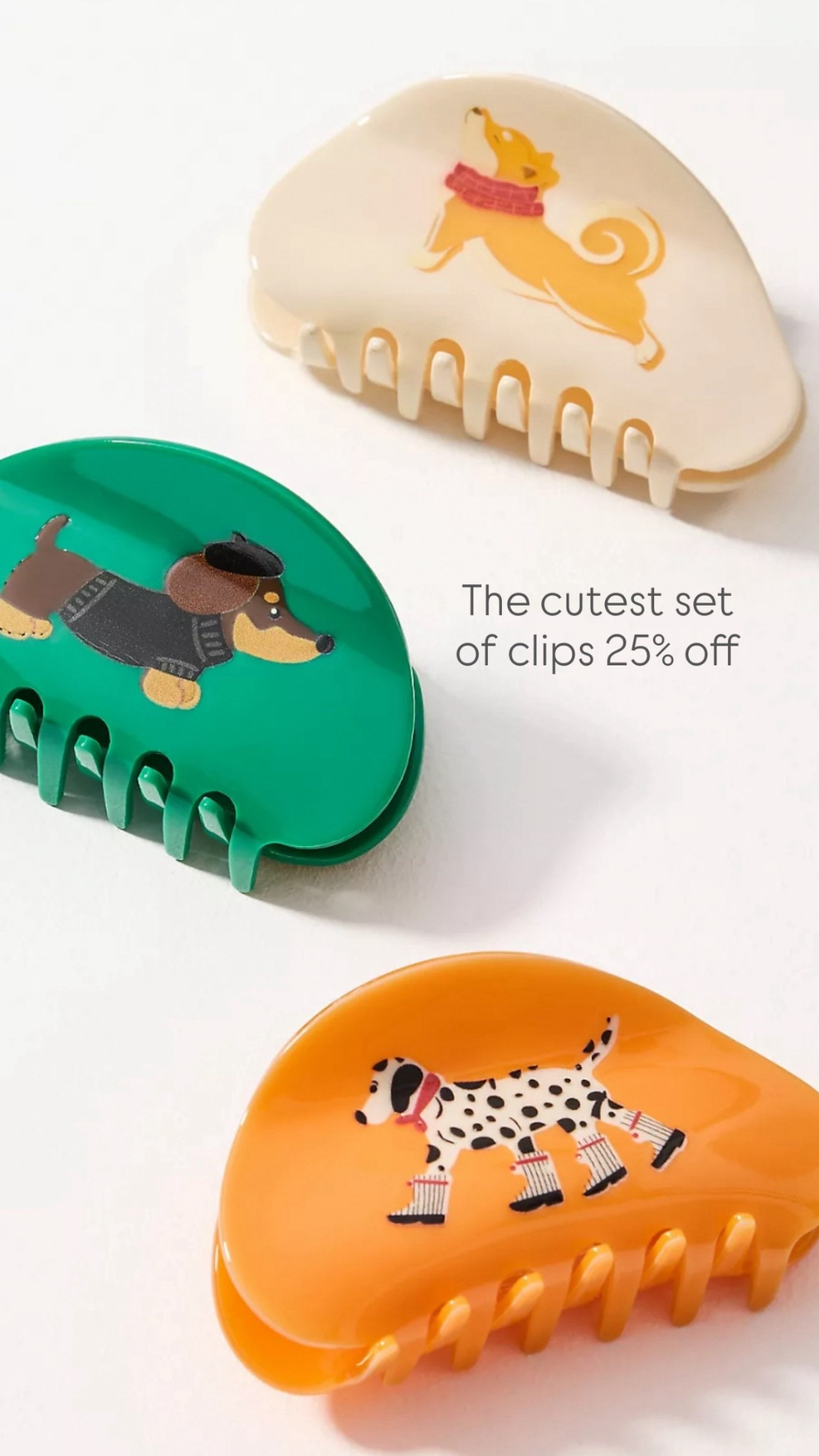 The cutest set of clips 25% off! Lots of designs (but I love the dogs!) 

#LTKSaleAlert #LTKStyleTip #LTKFindsUnder50